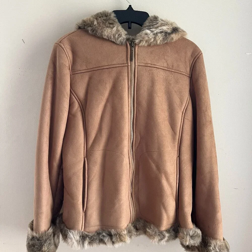 Faux Suede Jacket - Picture 1 of 5